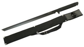 26" Stainless Steel Ninja Black Sword with Sheath