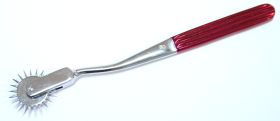 Red Neurological Wartenberg Pinwheel Chrome Plated