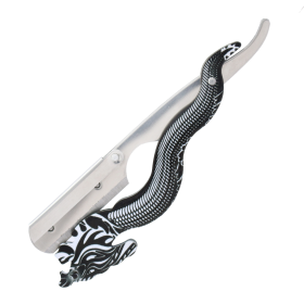 Professional Barbar Salon Dragon Style Handle Throat Shaving Razor With 10 Blades