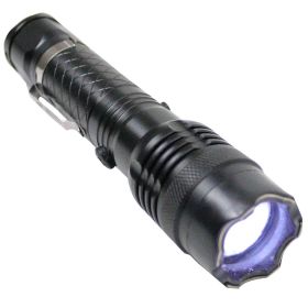 Defender Black Tactical 10 Million Flashlight Style LED Stun Gun