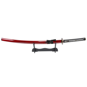 Defender-Xtreme 41" Samurai Katana Sword Collectible Handmade Forged Steel Red