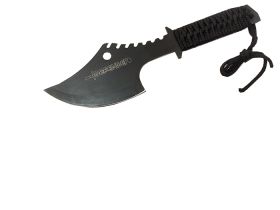 11.5" Defender Tactical Throwing Axe Black with Sheath Ninja Hatchet Knife