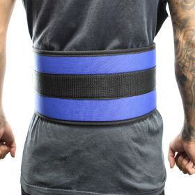 Last Punch® 6" Nylon Power Weight Lifting Belt / Back Support Belt Blue