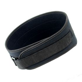 Last Punch® 6" Nylon Power Weight Lifting Belt / Back Support Belt Black 