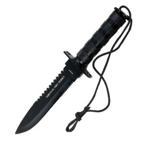 14" Stainless Steel Survival Knife with Sheath Heavy Duty