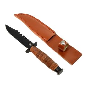 9" Hunting Knife Heavy Duty With Sheath