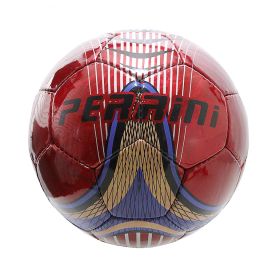 Perrini Match Ball Soccer Blue Red Trim Football Training Official Size 5