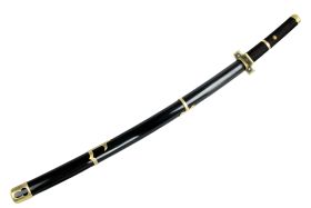 41" Black and Gold Collectible Katana Samurai Sword