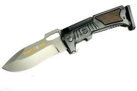 10.5" Hunt-Down Folding Knife with Stainless Steel Blade