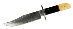 12.5" Damascus Steel Horn Handle Hunting Knife Hand Made