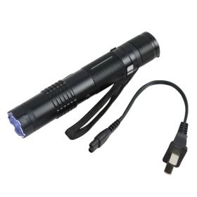 6" Defender Black Stun Gun Flashlight