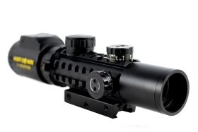 Hunt-Down Black Matte 2-6x28TEB R/G Compact Hunting Rifle Scope