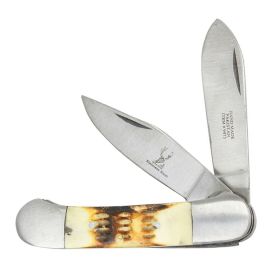 6.5" The Bone Edge Practical Dual-Bladed Pocket Knife