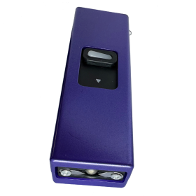 Defender-Xtreme Purple Mini Self Defense Stun Gun Flashlight