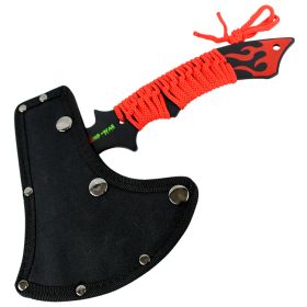 Zomb-War 11"  Red Dragon Axe Outdoor Hunting Camping Survival Steel Axe