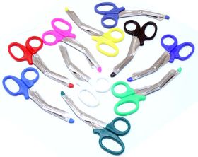 Mixed Colors 5.5" EMT EMS First Aid Rescue Trauma Shears Utility Scissors