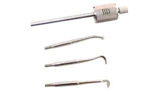 3 Pcs Dental Kit Morrel Crown Remover with Cover Good Quality