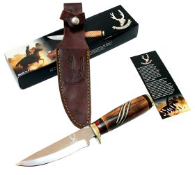 10" Hunting Knife Bone Handle Series Skinner Knife Sharp