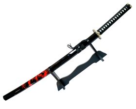 40.5" Black Collectible Samurai Sword Ninja with Stand