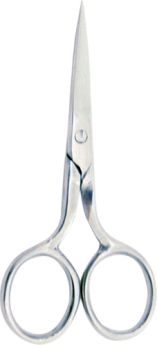 3.5" Embroider Scissor Silver Color