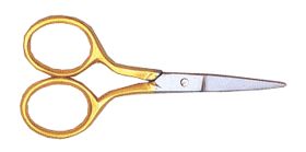 3.5" Embroider Scissor Gold Handles