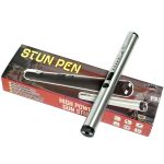 6" OFFICE PEN STYLE POWER STUN GUN SILVER COLOR 100KV