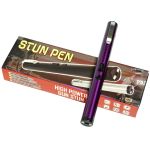 6" OFFICE PEN STYLE POWER STUN GUN PURPLE COLOR 100KV