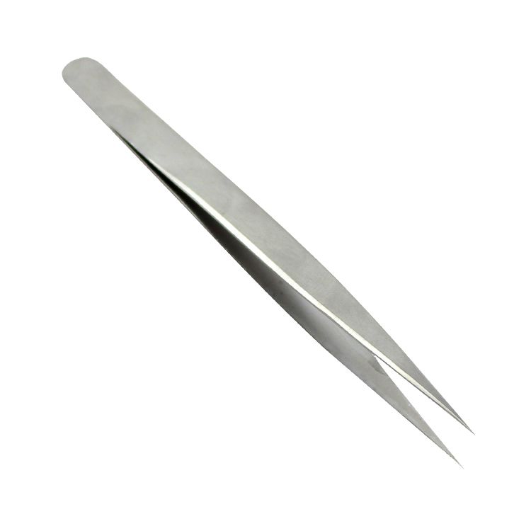 2 Pcs Surgical Tweezers for Ingrown Hair Precision Sharp Needle Pointed  5.5