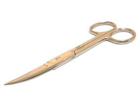 5.5" Operating Disecting Surgical Scissors Sharp Stainless Steel Curved Blade