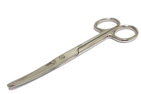 5.5" Operating Super Cut Surgical Scissors Stainless Steel Blunt-Blunt Curved Blade
