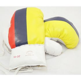 16oz Colombia Flag Boxing Gloves