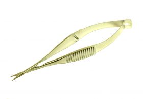 Vannas Capsulotomy Scissors sharp tips, 5mm long blades, Straight