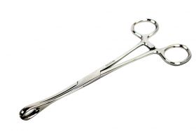 7.5" Sponge Clamp-Slotted Forceps Surgical Body Piercing Instruments