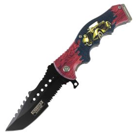 Defender-Xtreme 8.5" 20'S Street Car Spring Assisted Folding Knife Stainless Steel 