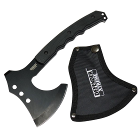 Defender-Xtreme 9.5" All Black Color Tactical Hunting Axe Outdoor Camping Gears
