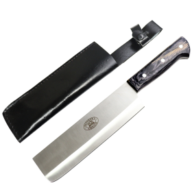 Defender-Xtreme 12" Butcher Choice Stainless Steel Kitchen Knife Black Wood Handle