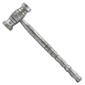 TheBoneEdge 9" Custom Hand Made Damascus Steel Hammer Soft Grip Handle