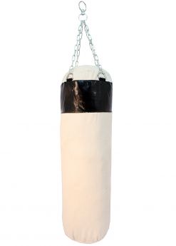 Black Canvas Punching Bag with Chains Brand New
