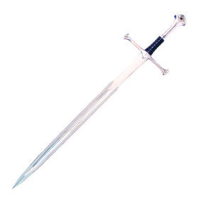 41" Medieval Style Sword with Black Leather Wrap Handle With Scabbard