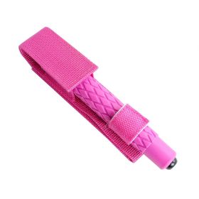 19.5" Pink Metal Baton with Carrying Sheath