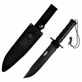14" Heavy Duty Stainless Steel Survival Knife with Sheath