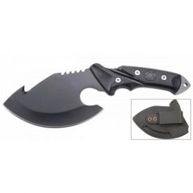 10" Black Skinner Knife with Sheath