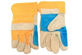 Cowhide Leather Safety Protective Gloves Industrial Work Labor Protection Glove