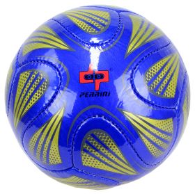 Perrini Match Ball Soccer Green Blue Football Practice Training Official Size 5