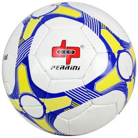 Perrini Match Ball Soccer Blue Yellow White Football Training Official Size 5