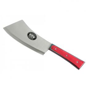 13" Defender Xtreme Butcher Knife Stainless Steel Blade with Multicolor Wood Handle