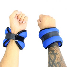 5LBS Perrini Blue Extended Fit Wrists/Ankle Weights