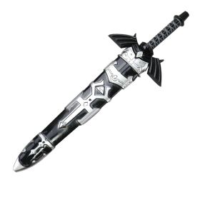 Defender 11" Black Hero Dagger  With Sheath Sharp Blade