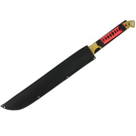 28" Zomb-War Full Tang Stainless Steel Swords Gold Color