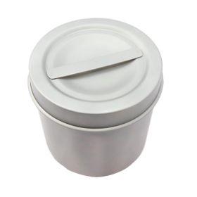 BDeals Stainless Steel Small Dressing Jar 3.2"x3.2"/8x8cm Hospital Holloware